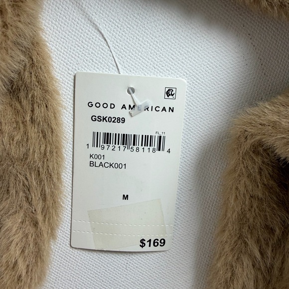 Good American Fuzzy Cardigan Size Medium $169 Retail NEW - Picture 6 of 11